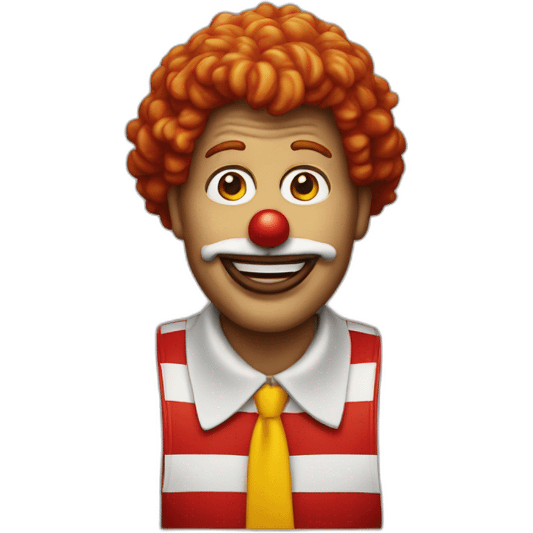 Ronald mcdonald emoji