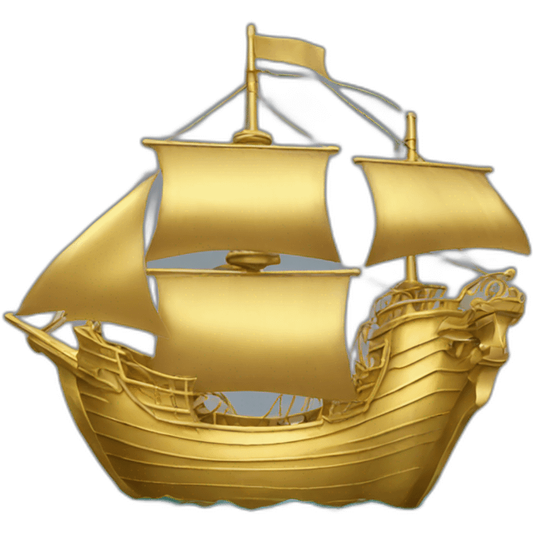 gold ship emoji