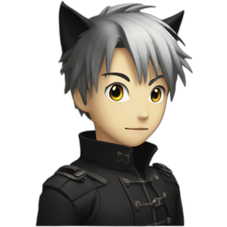 Black Cat from Trigun 98 emoji