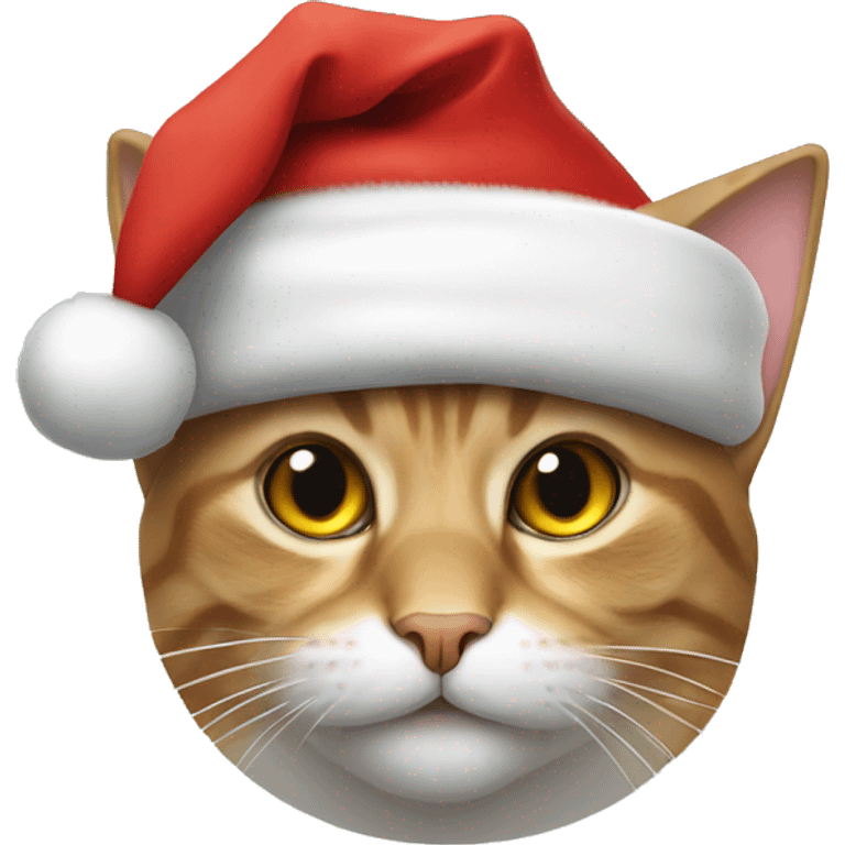 cat with santa hat emoji