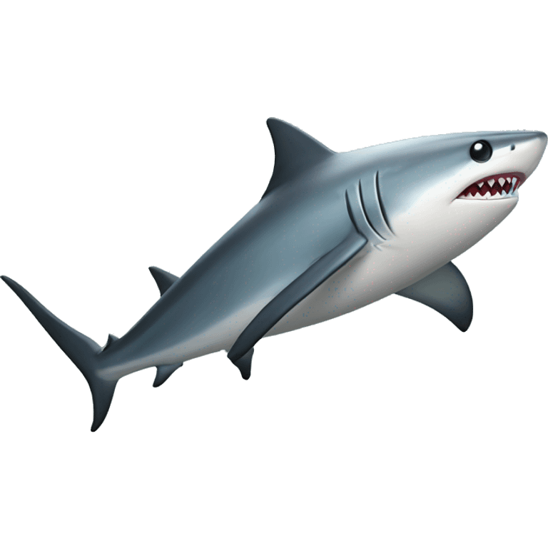 Thresher shark with very long tail emoji