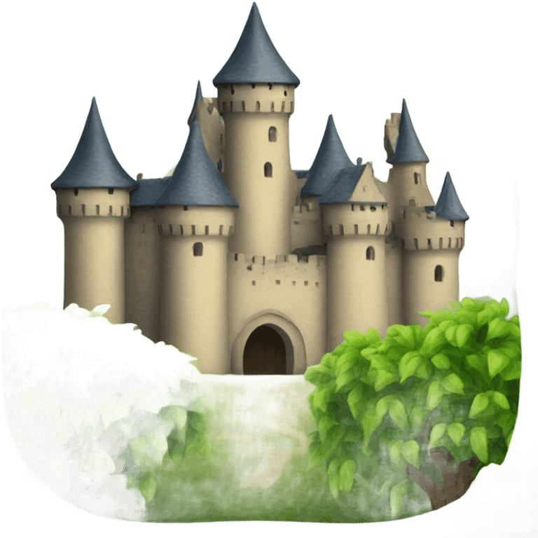 Castle with vines emoji