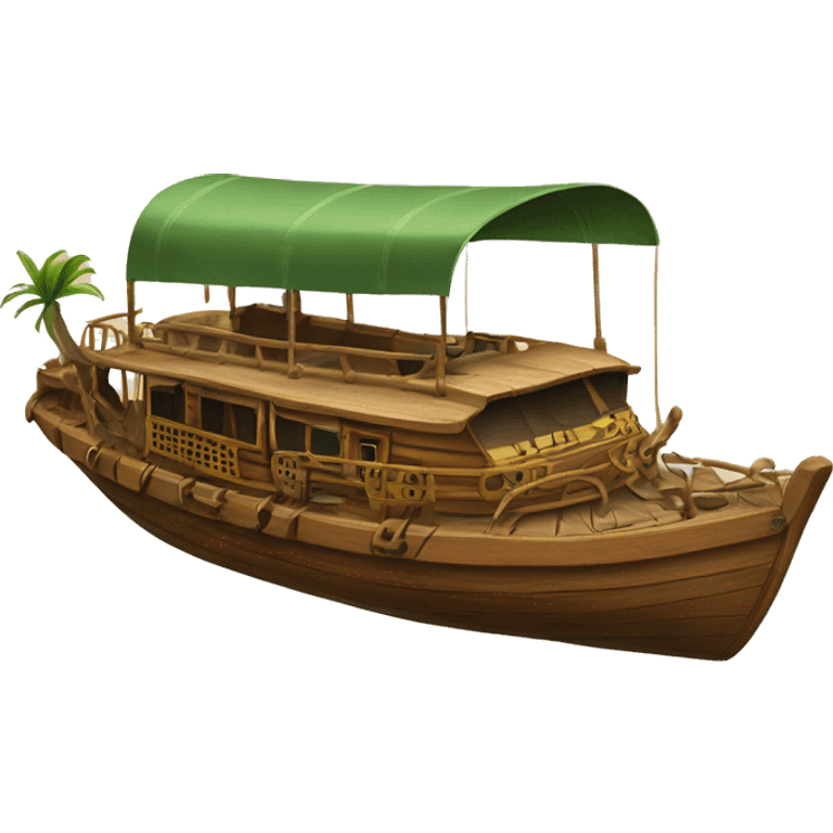 Jungle cruise boat emoji