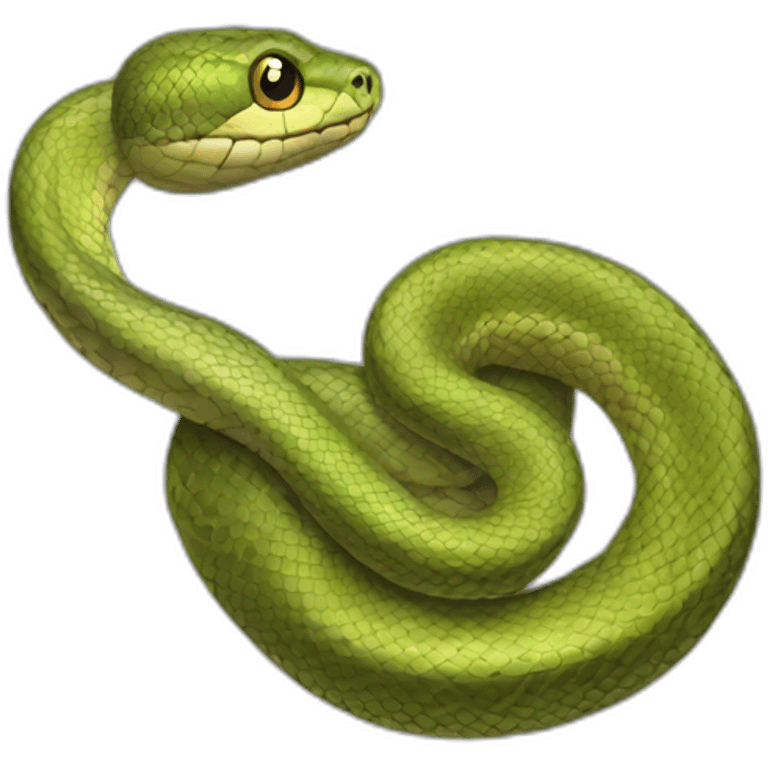 Two snake python logo emoji