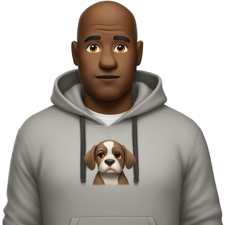 Winston wearing a hoodie emoji