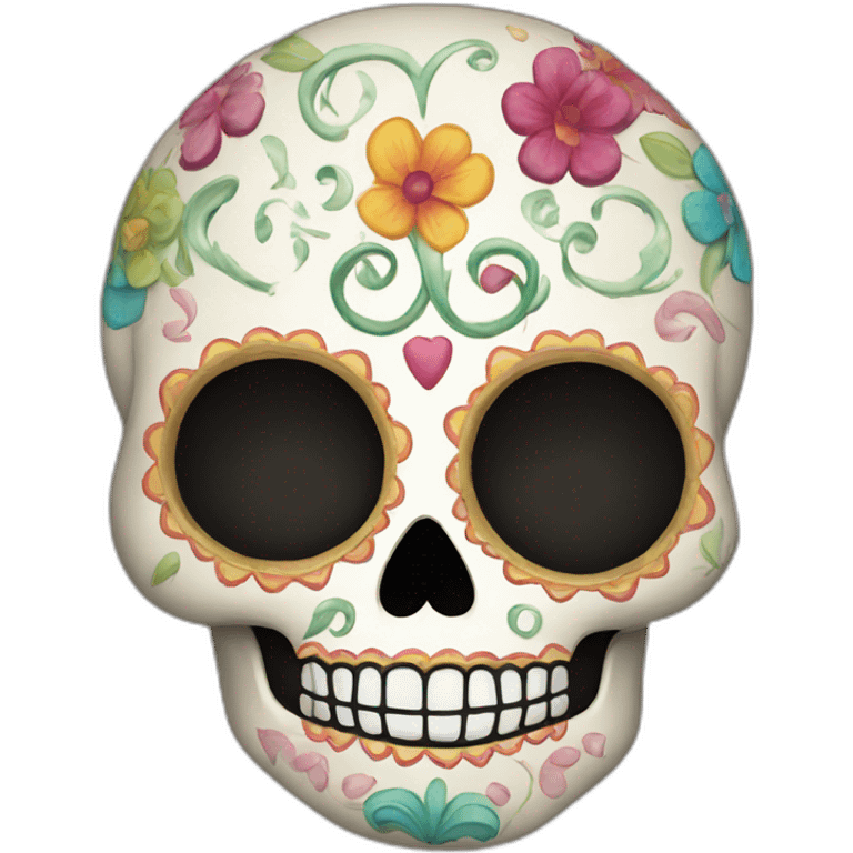 sugar skull emoji