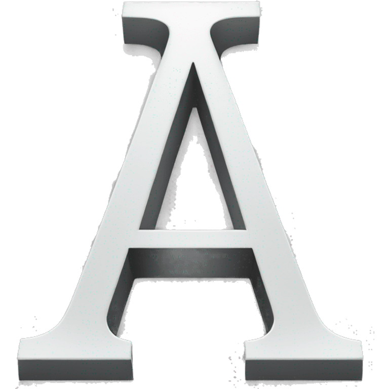 logo of the letter A emoji