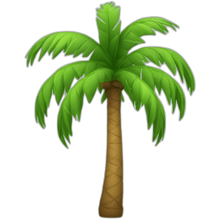 Cartoony Palm Tree emoji