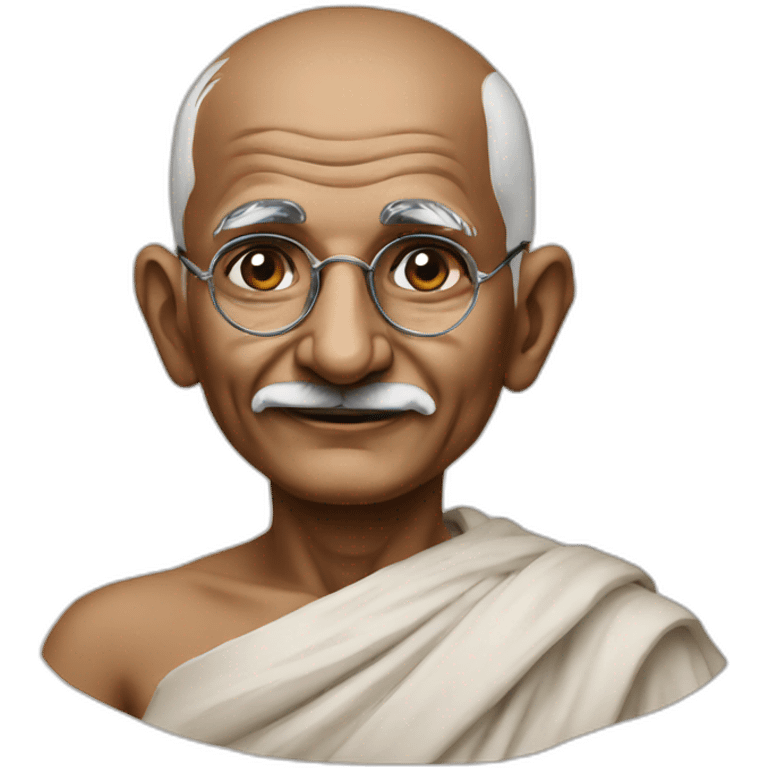 Mahatma gandhi emoji