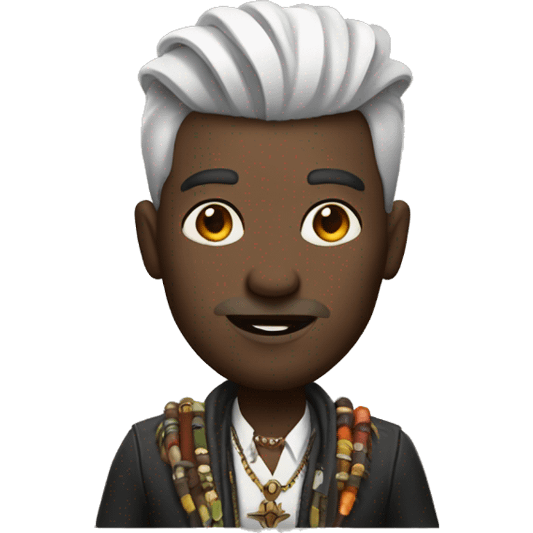 a modern witchdoctor male emoji