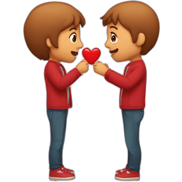 Beso de corazón  emoji