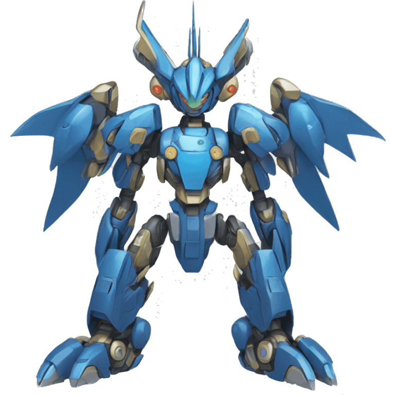 Futuristic Mechanical Pokémon-Medabot-Dragon full body emoji