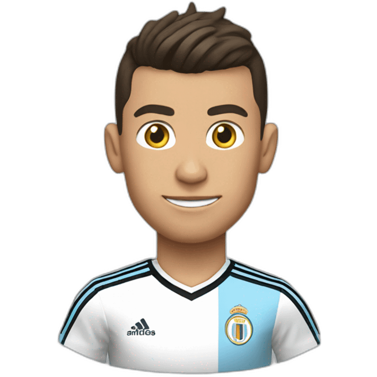 Cr7 with the Argentine shirt emoji