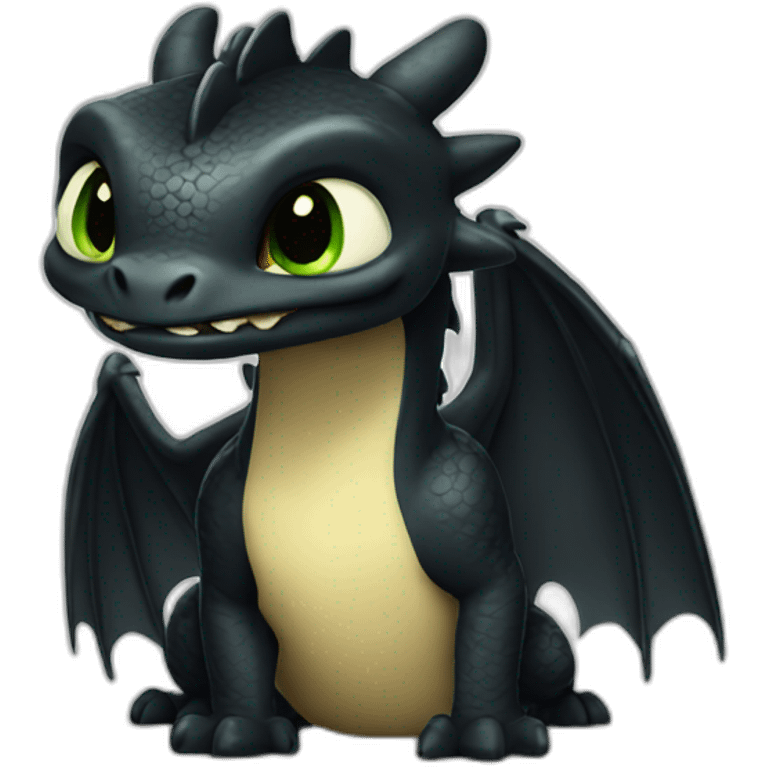 dragon toothless emoji