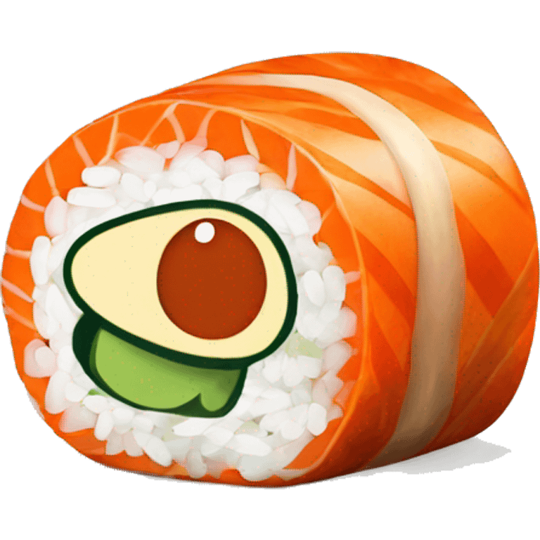 california crunch sushi roll emoji