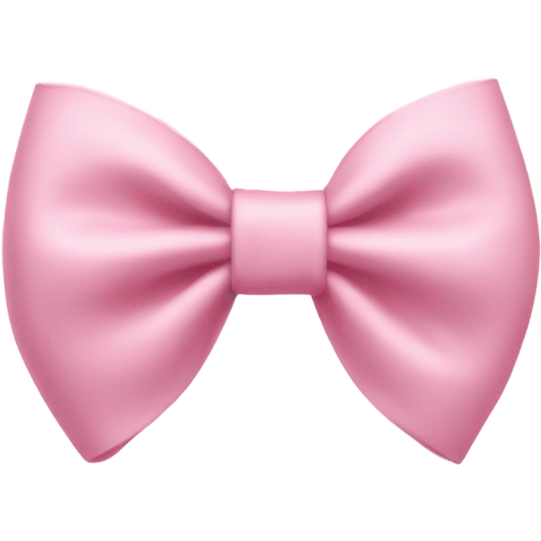 light pink bow on light pink bow emoji