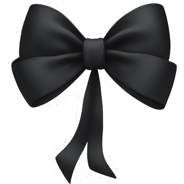 black bow emoji