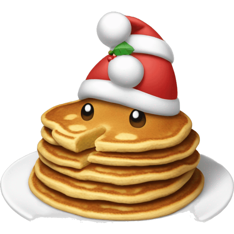 christmas pancake emoji