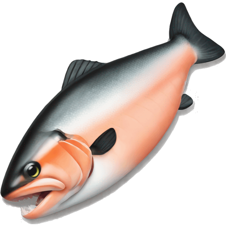 Salmon meat emoji