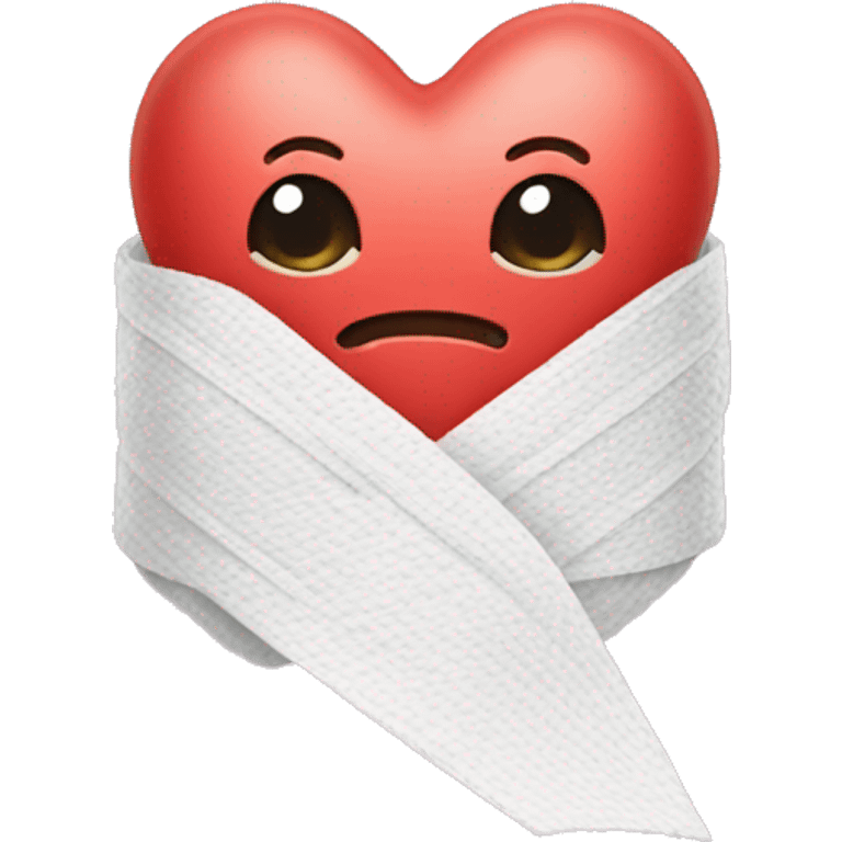 Heart with bandage  emoji