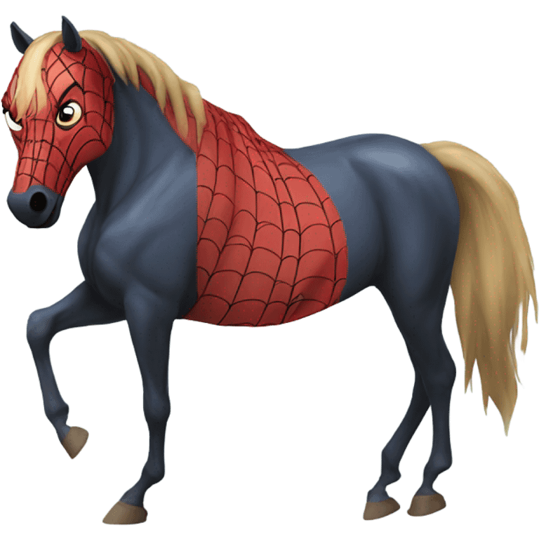 Spiderman horse emoji