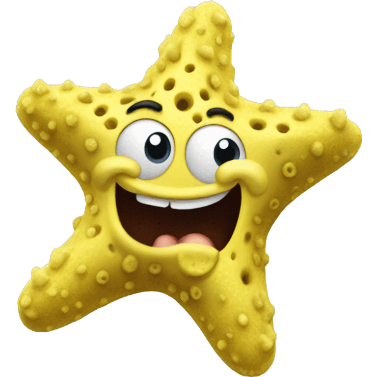 Sponge bob starfish emoji