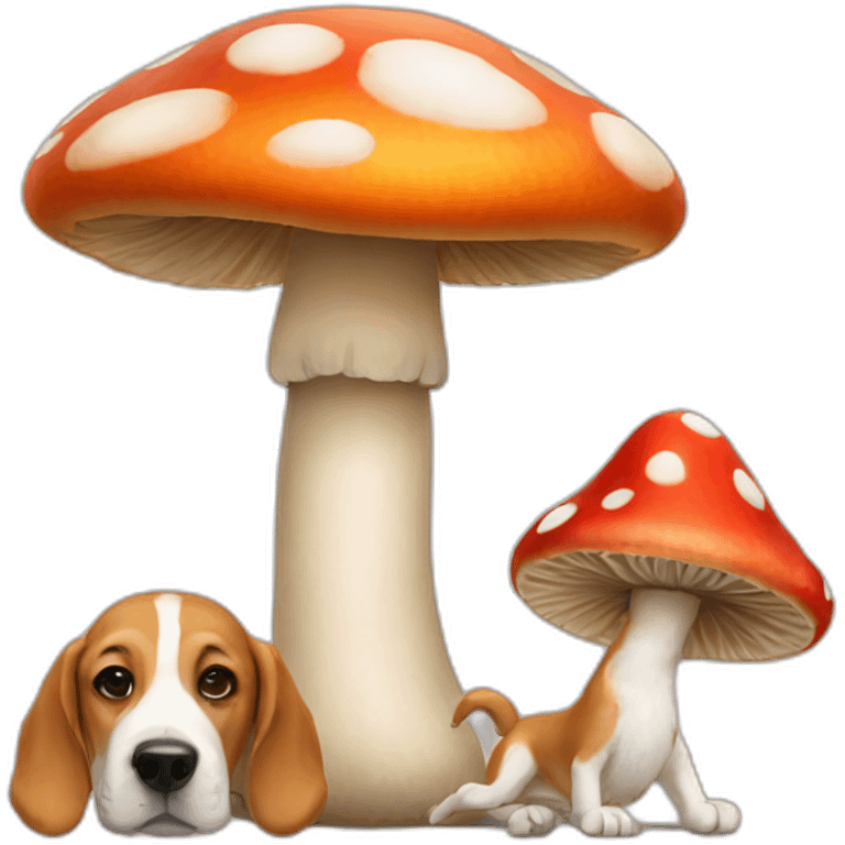 Shroom and dogs emoji