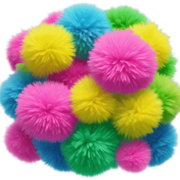 Pom poms emoji