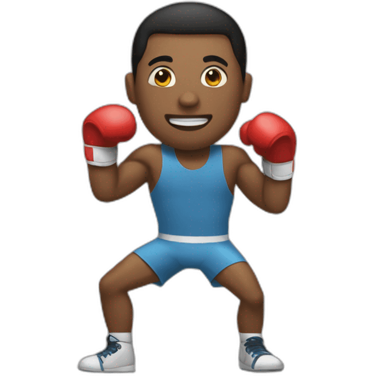 Un boxeador emoji