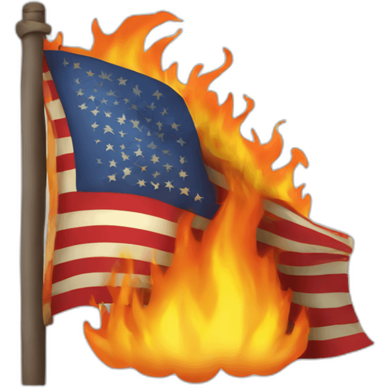 burning-flag emoji