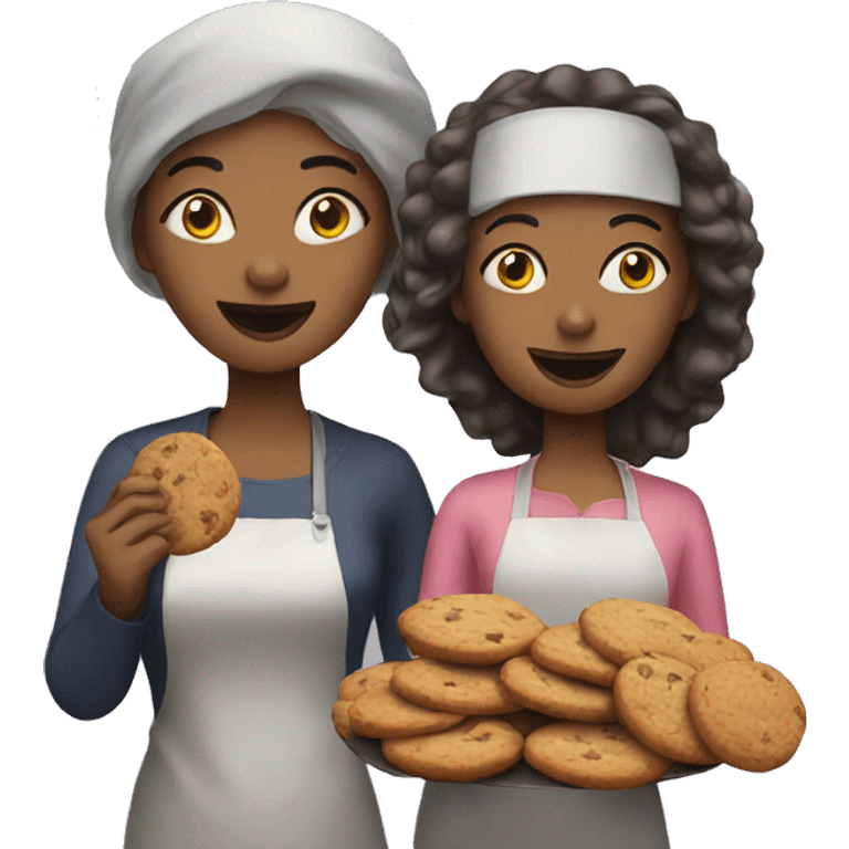 3 Woman with Cookies emoji