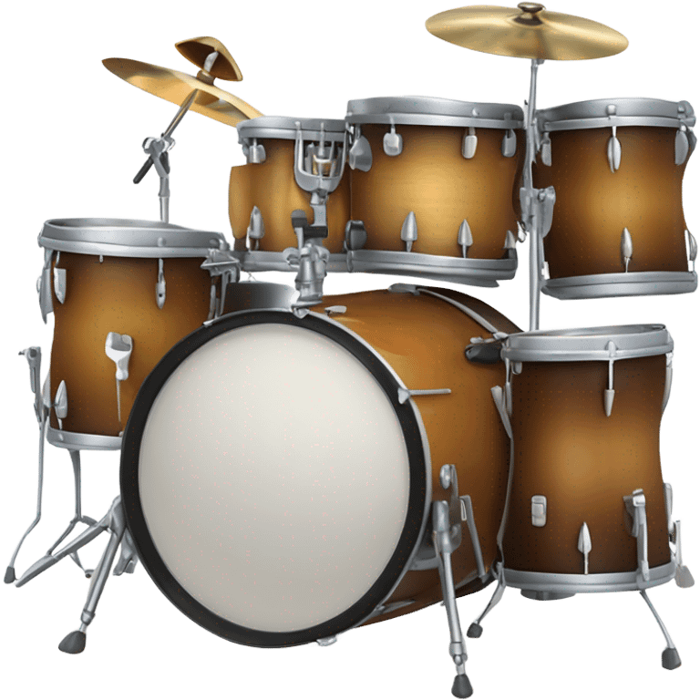 Double bass drumset emoji