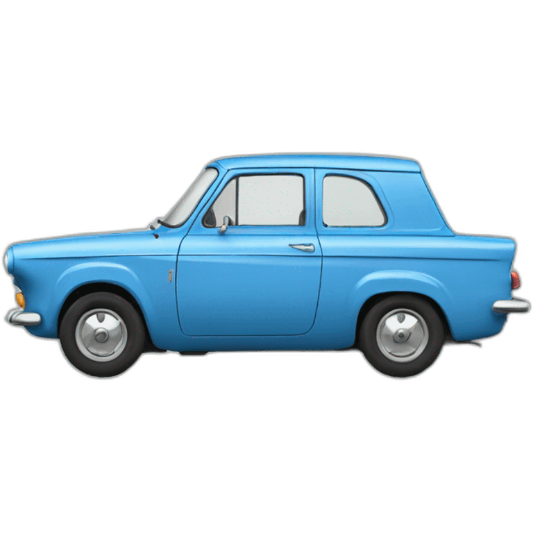 Blue Ford anglia 105E emoji