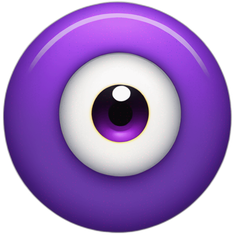 purple ring with eyes emoji