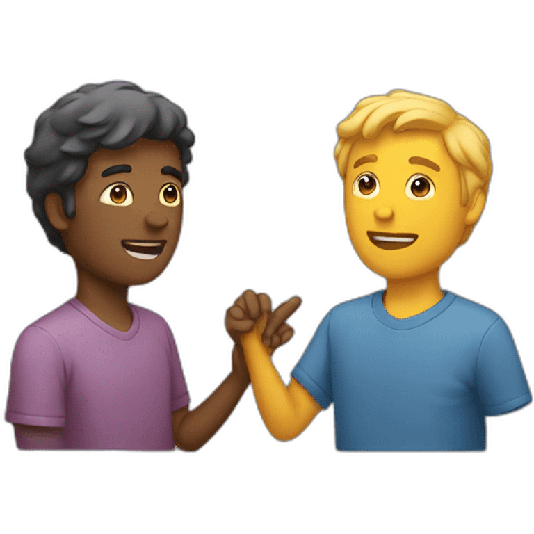 two people talking emoji