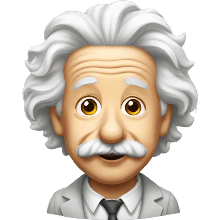 albert einstein with tongue out emoji