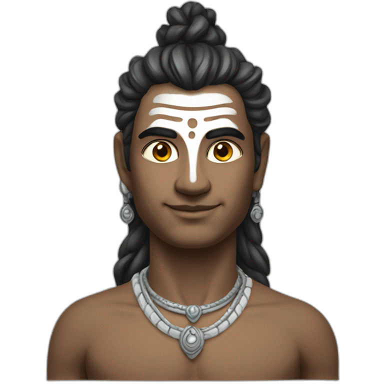 Shiva-white-skin emoji