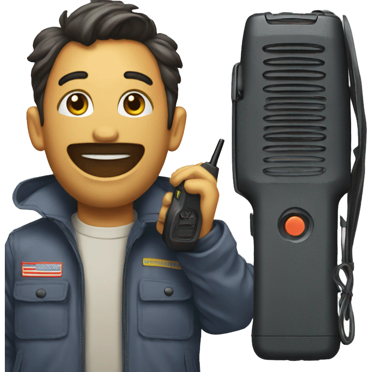 80's Walkie talkie emoji