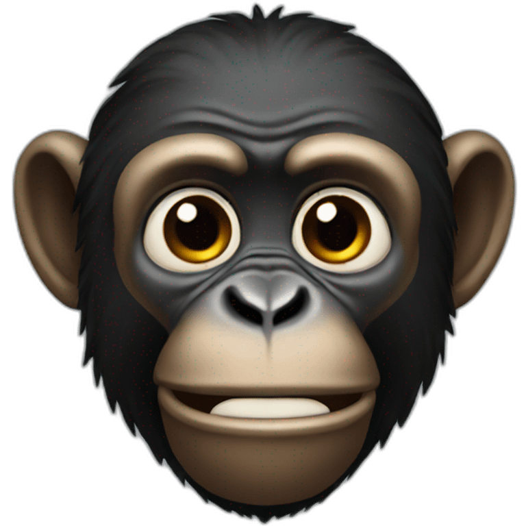 black monkey emoji