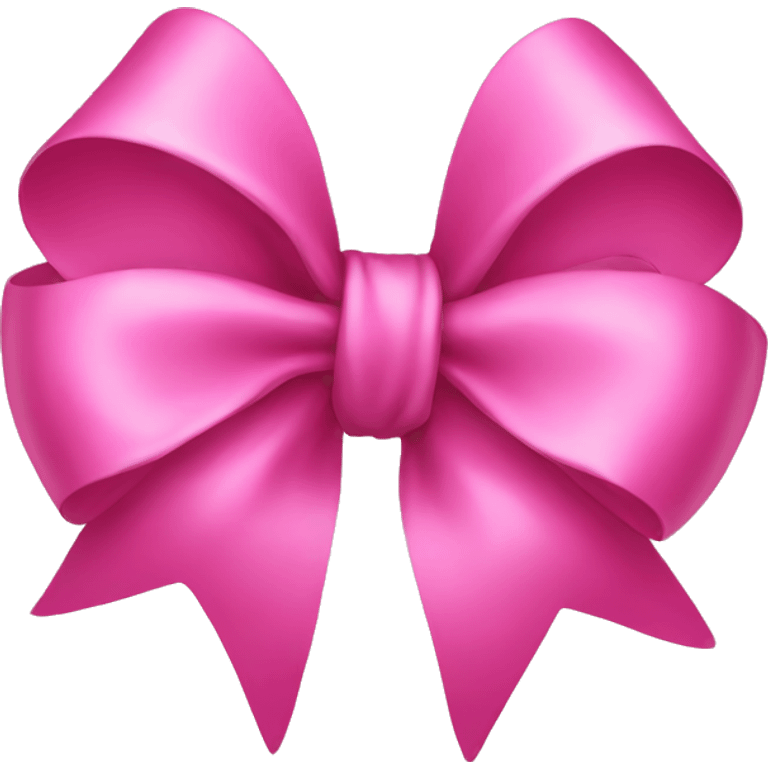 Pink bow emoji