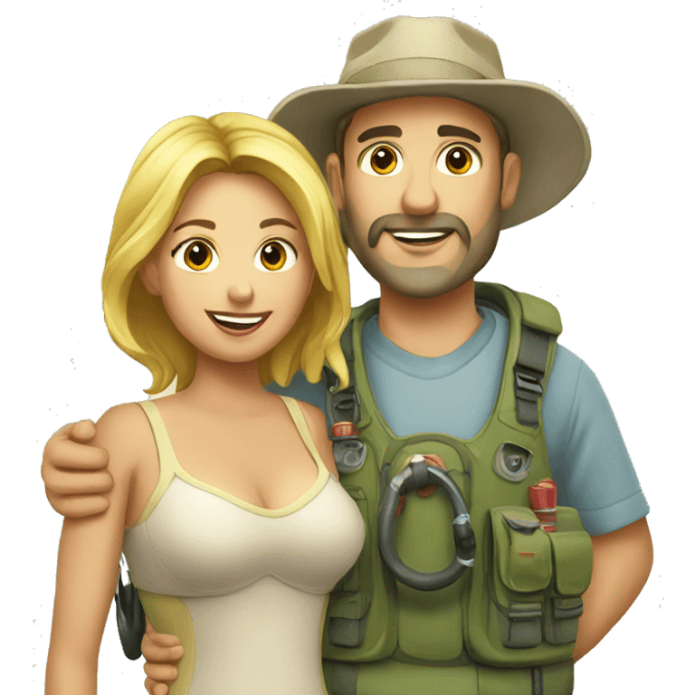 angler with wife emoji