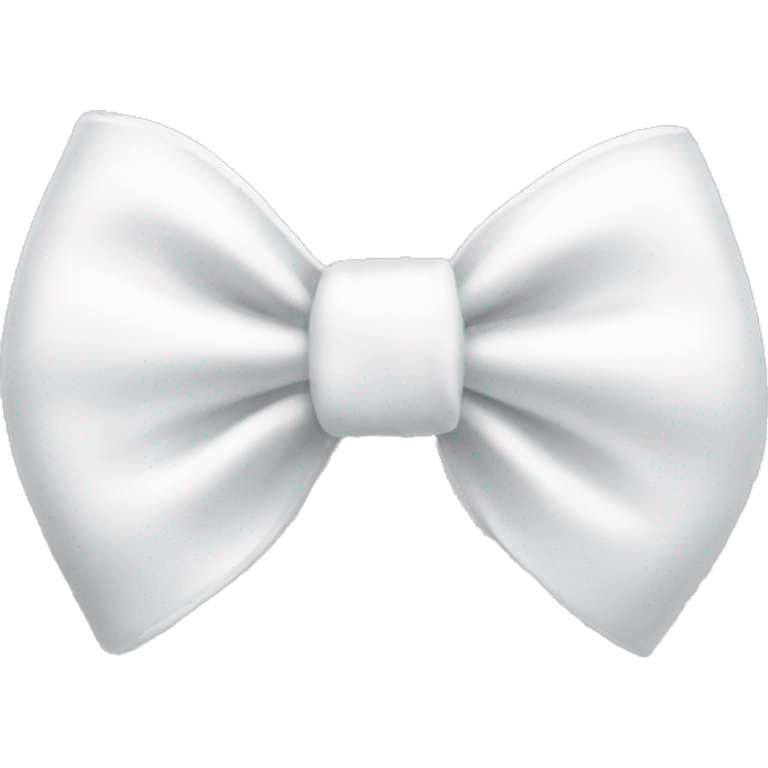 white bow emoji