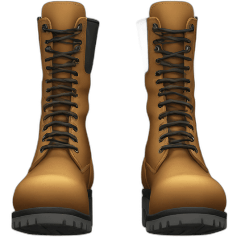 Platform boots emoji