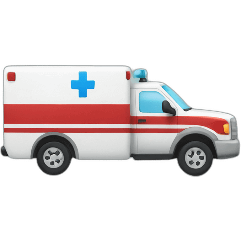 Arm and ambulance emoji