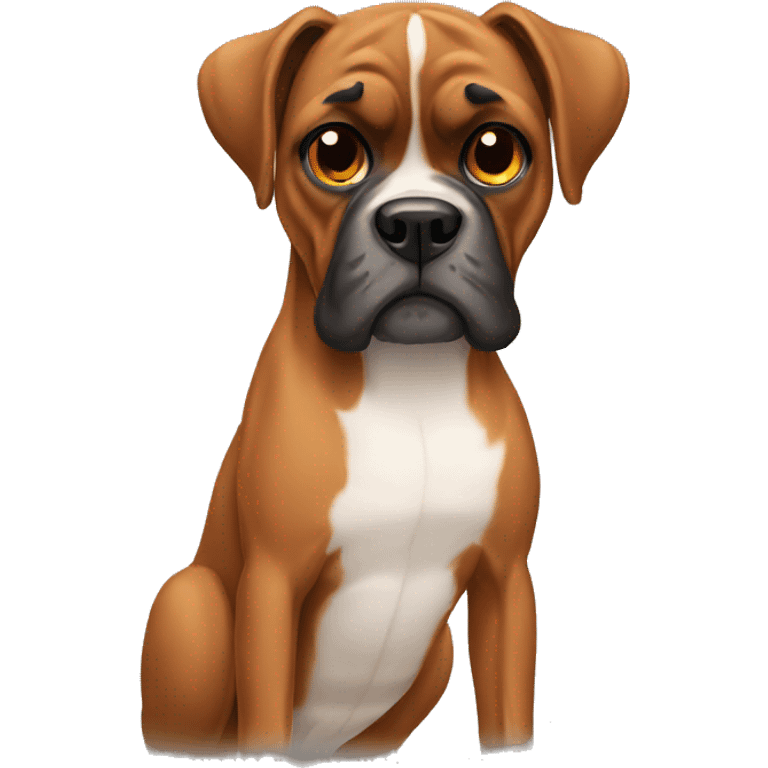 Boxer breed dog emoji