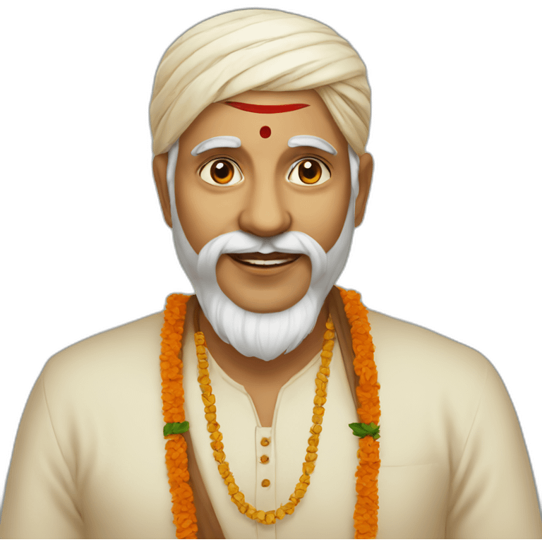 Indian pandit ji emoji