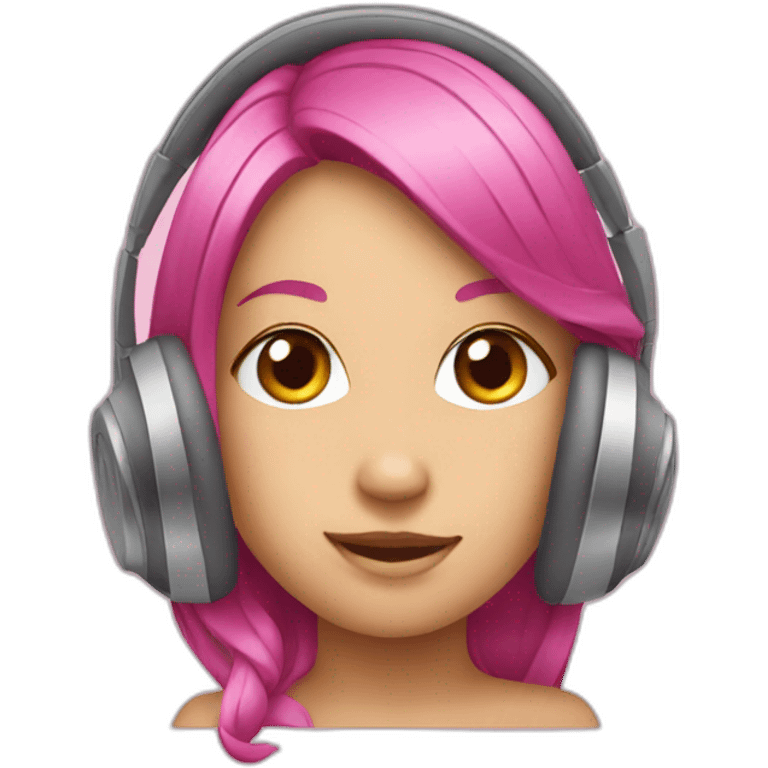 girlish headphone emoji