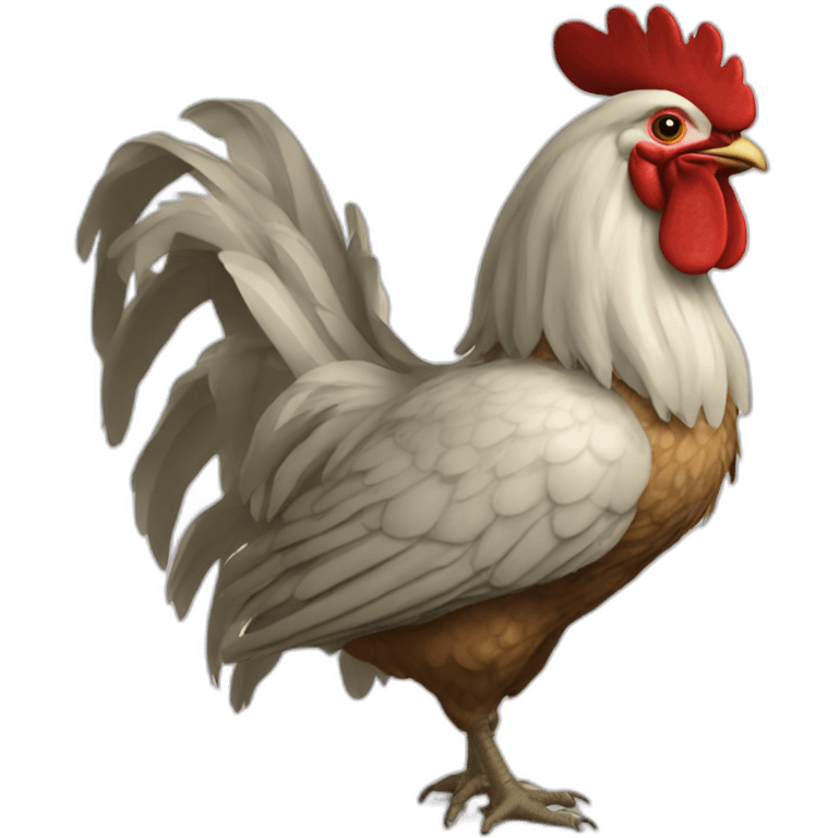 bataille de coq emoji