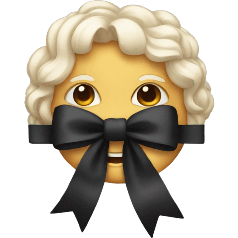 Black bow  emoji