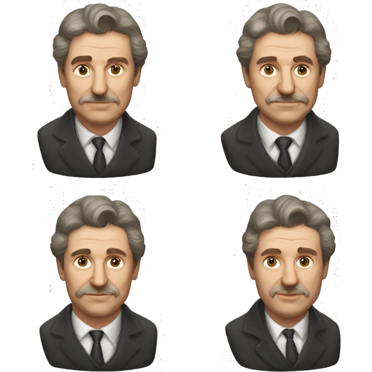 Photorealistic plump Alexander Kuprin russian writer emoji